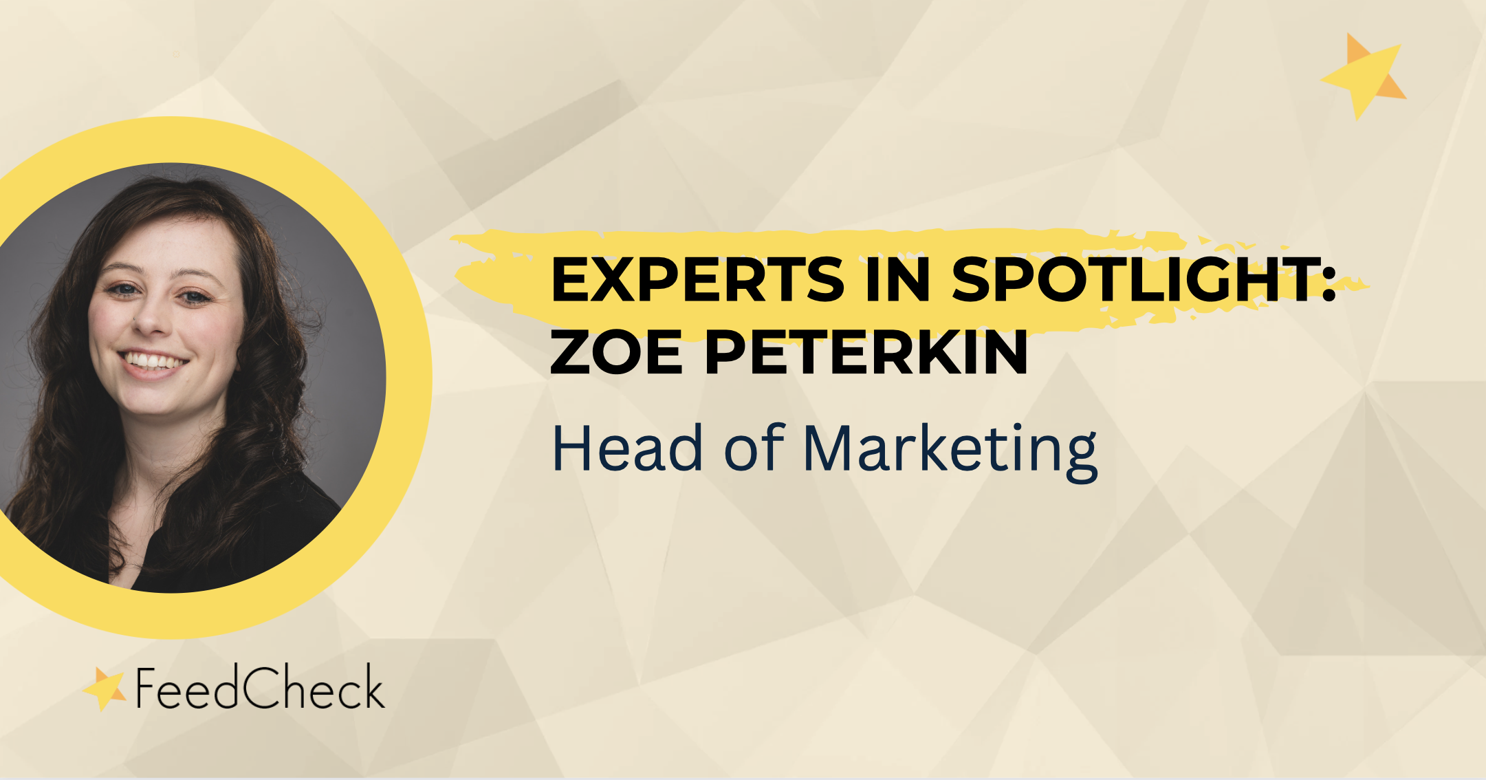 Experts in Spotlight: Zoe Peterkin – Head of Marketing