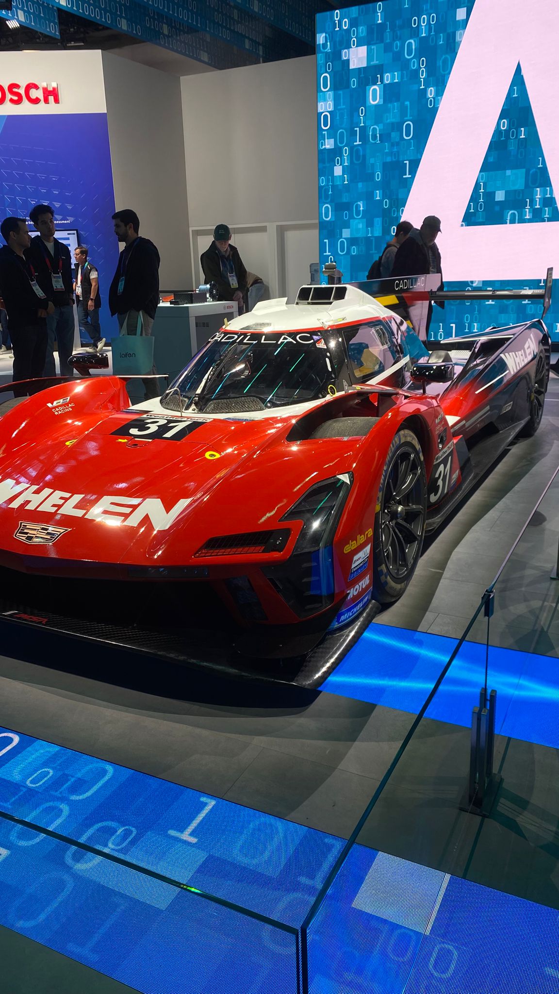 Race car exhibited at CES