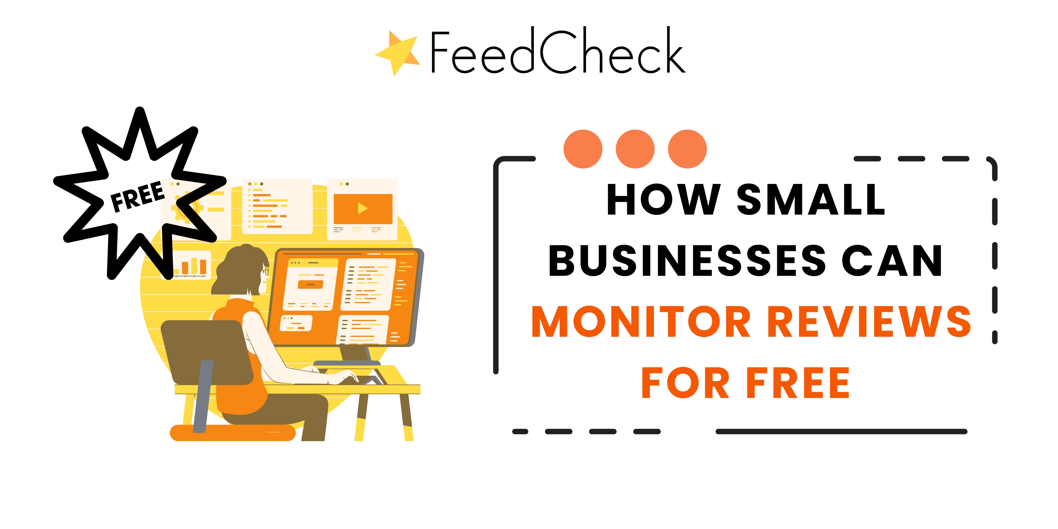 How small businesses can monitor reviews for free