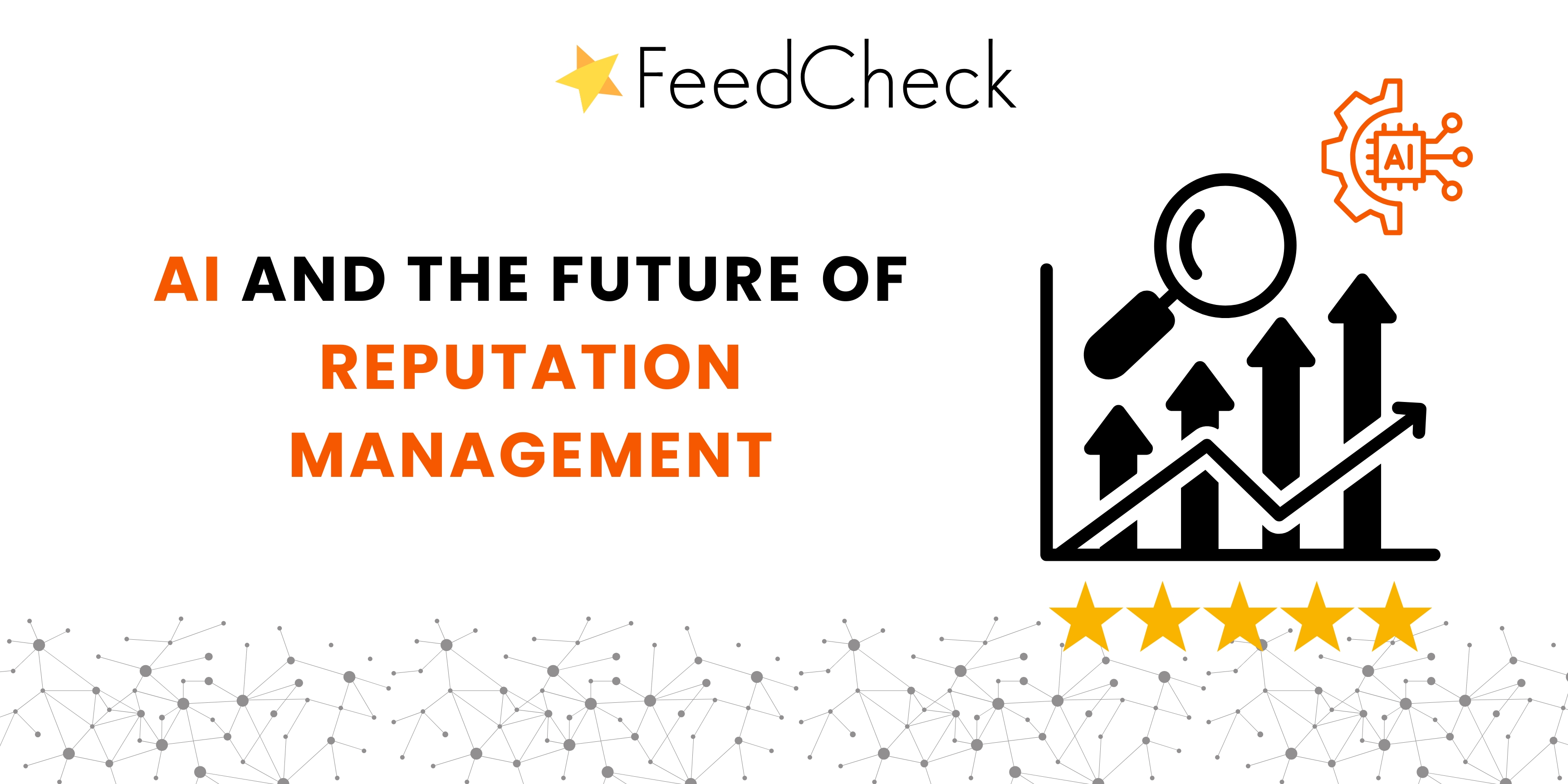 blog cover with article title and graphic depicting a graph and a magnifying glass as a prediction of the future, with an AI logo and a 5 star rating.